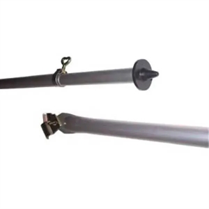 Støttestang 170x-250, Ø22 mm stål m/fod + klembeslag 